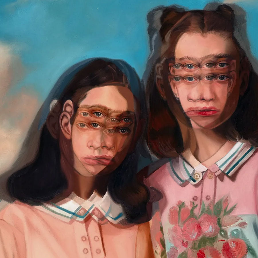Cropped photo of an Alex Garant painting.